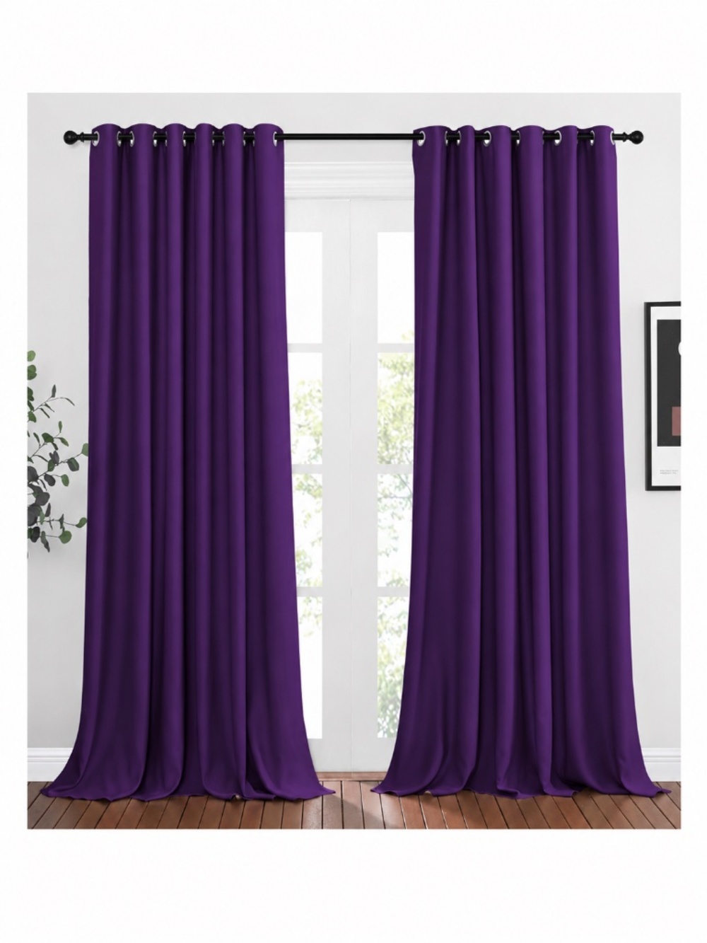 NICETOWN Blackout Curtain Panels 80”x108” Thermal Energy Saving Grommet Bedroom.